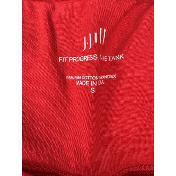 J Jill Fit Progress A-Line Pima Cotton Tank Top Red Women's Size Small Comfort - Picture 3 of 5